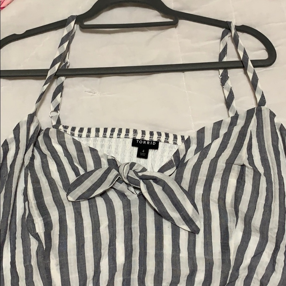 Torrid Light Navy Tank Top